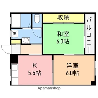 レジデンス中山【101号室】の間取り