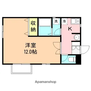 ファンテール【201号室】の間取り