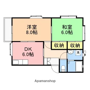 シェリールⅡ【1階】の間取り