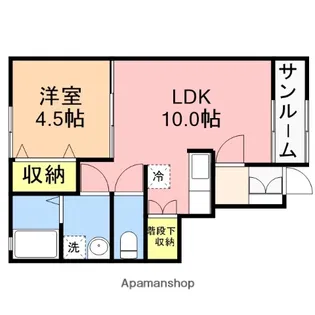 ディアコート【1階】の間取り