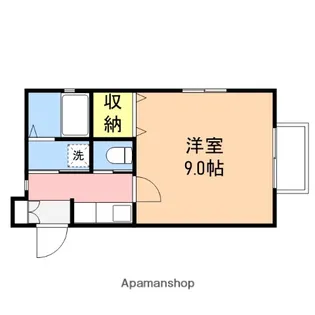 アルバ旭【203号室】の間取り