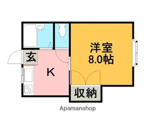 リステル【207号室】の間取り