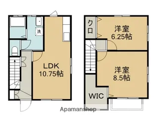 メゾンスーパーA棟【1号室】の間取り