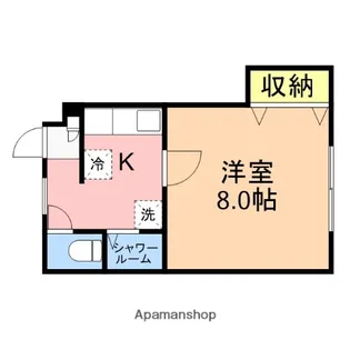 L COLLECTION古町【103号室】の間取り