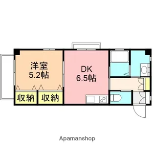 ヴィラむつみ【2階】の間取り