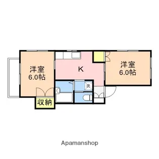 リンクス姥ケ山B【1階】の間取り