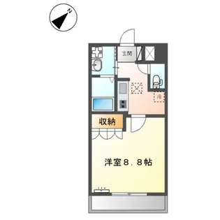 ラ・シャトー・リヨ【00106号室】の間取り