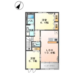フォルビート【00202号室】の間取り