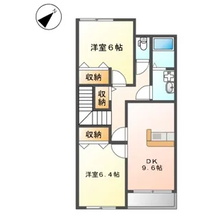 グロン・シーニュ【2階】の間取り