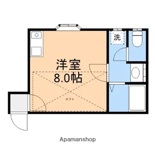 シャトー・堀の内【206号室】の間取り