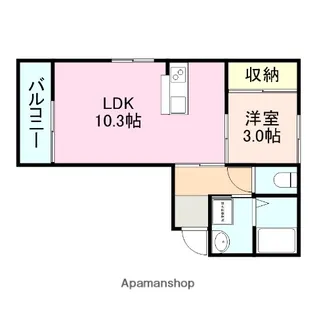 ファーストハイツ【3-C号室】の間取り