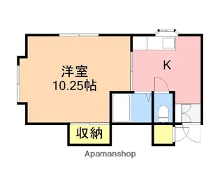 ドミール欧城3【2階】の間取り