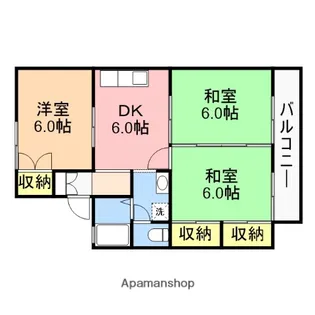 サンロードT・KⅠ【202号室】の間取り