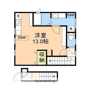 COMMON東明B棟【2階】の間取り