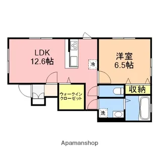 オークリー船戸山【1階】の間取り