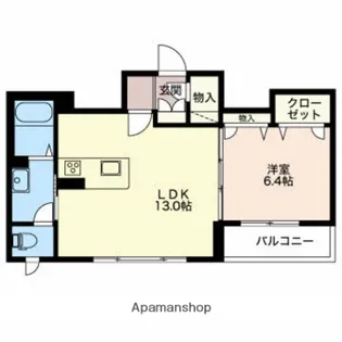 江南ガーデン【3階】の間取り