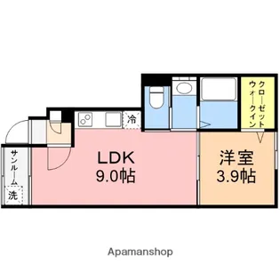 フェリースⅠ【1階】の間取り