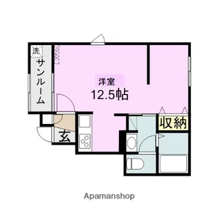 カーサリベルタ Ⅱ【1階】の間取り