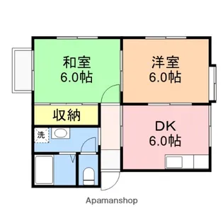 外山レイクサイドハウスE棟【1階】の間取り