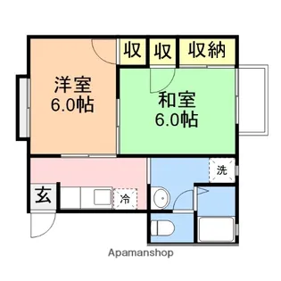 グリーンコープ【1階】の間取り