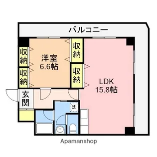 エスポワール新潟【4階】の間取り
