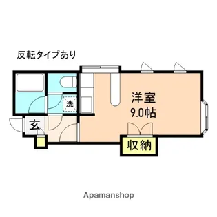 クレセントメルシー【203号室】の間取り