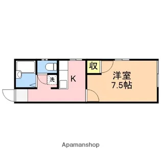 ブラン柏【1階】の間取り