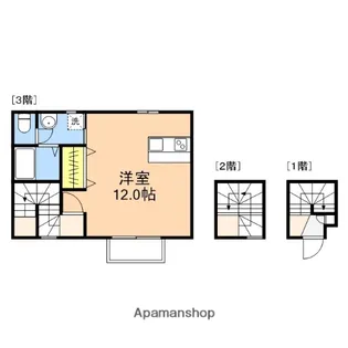 パフェ・リーフガーデン【302号室】の間取り