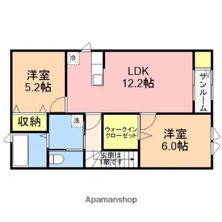 プチリュクス【2階】の間取り