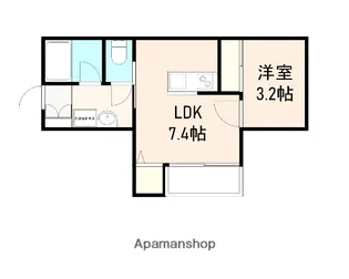 ノア.ノア天神【301号室】の間取り