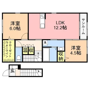 ドミール903【201号室】の間取り