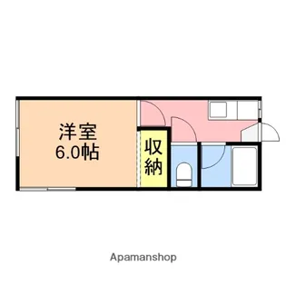 EFREET【105号室】の間取り