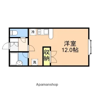 ボ・ヌール・トワⅡ【2階】の間取り