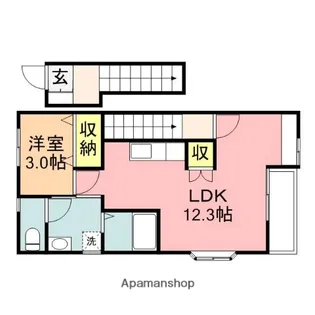 イーストスター【2階】の間取り