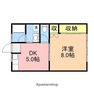 メゾン・セゾン・ド・ラックA【1階】の間取り