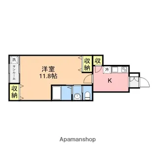 グレース沼垂東【1階】の間取り