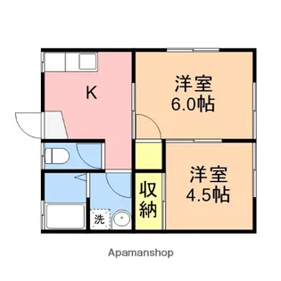 コーポ広信A【1階】の間取り