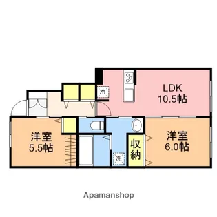 アレンデール【1階】の間取り