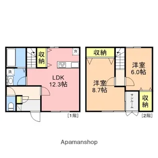 ODENSEⅡ【1階】の間取り