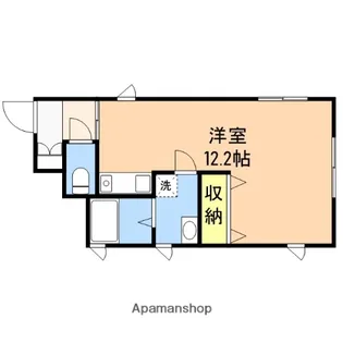 メゾンボナール【1階号室】の間取り
