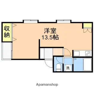 ステージハウスセガ【201号室】の間取り