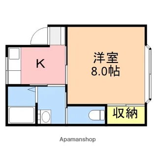 コーポKODAMA【2階】の間取り