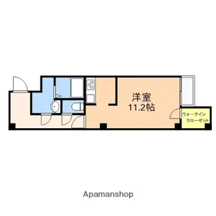 オストマーク万代【301号室】の間取り