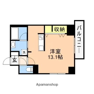DIAX(ダイアックス)【604号室】の間取り