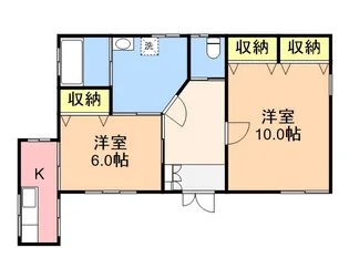 CASSINE・KACOⅠ【1階】の間取り