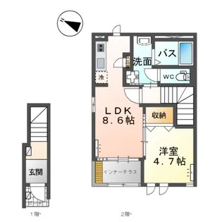 ネオ・クレスト【2階】の間取り