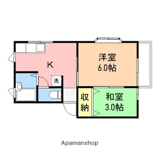 シェリールⅠ【2階】の間取り
