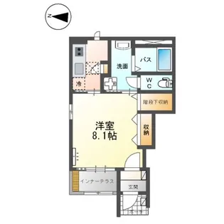 ルシアス【1階】の間取り
