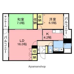 テレパレス中山2号館【202号室】の間取り
