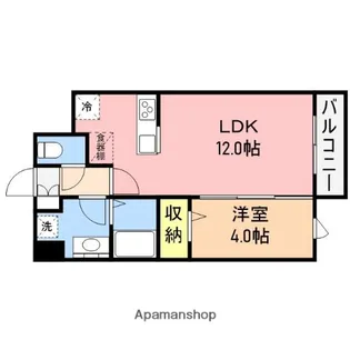 インパナトーレ【308号室】の間取り